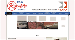 Desktop Screenshot of clubramblermexico.org
