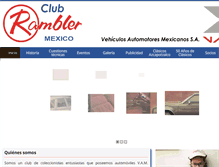 Tablet Screenshot of clubramblermexico.org